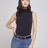 Ceci Sleeveless Turtleneck Black