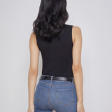 Ceci Sleeveless Turtleneck Black