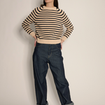 Phoebe Stripe Cotton Sweater