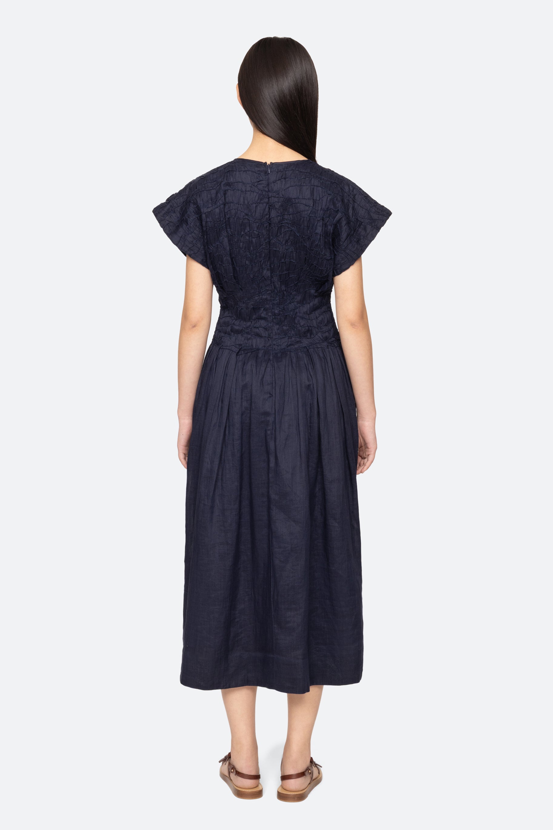 IMOGEN SOLID MIDI DRESS (D1)