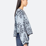 FRANCES L/SLV EMB TOP (D2)