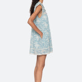 KIRSTEN PRINT FLARED MINI DRESS (D2)