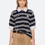 MINA NOVELTY DOUBLE LAYER POLO (D1)