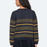 MINA NOVELTY VNECK SWEATER (D1)