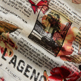 Seridie Dress Multi Butterfly Rose Newspaper