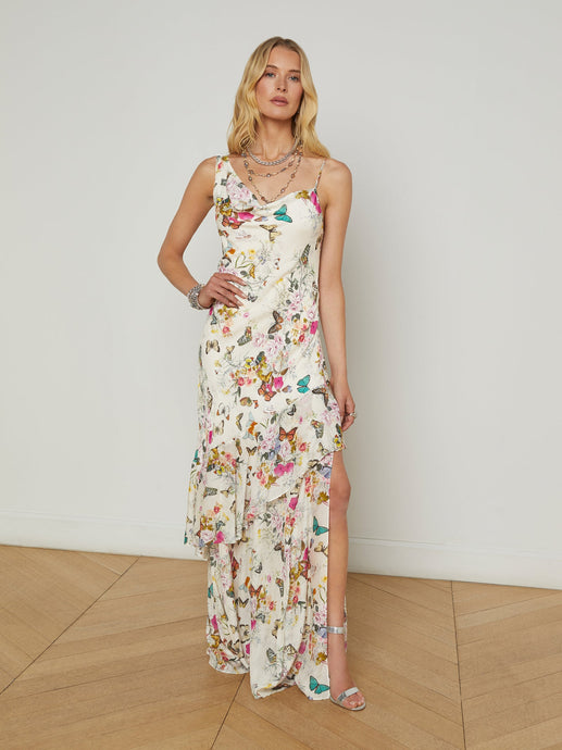 Viola Gown Vintage White Chardona Butterfly