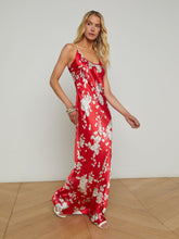 Charmaine Gown Red/Ivory Ikebana