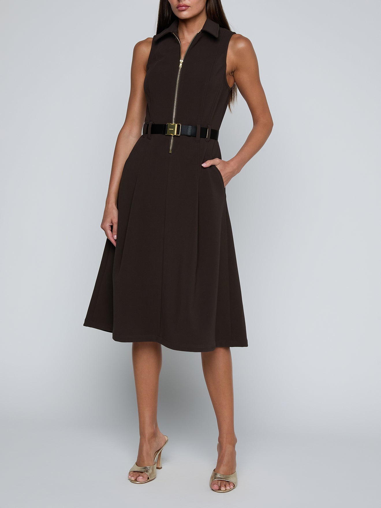 KYLO BELTED SHIRT DRESS