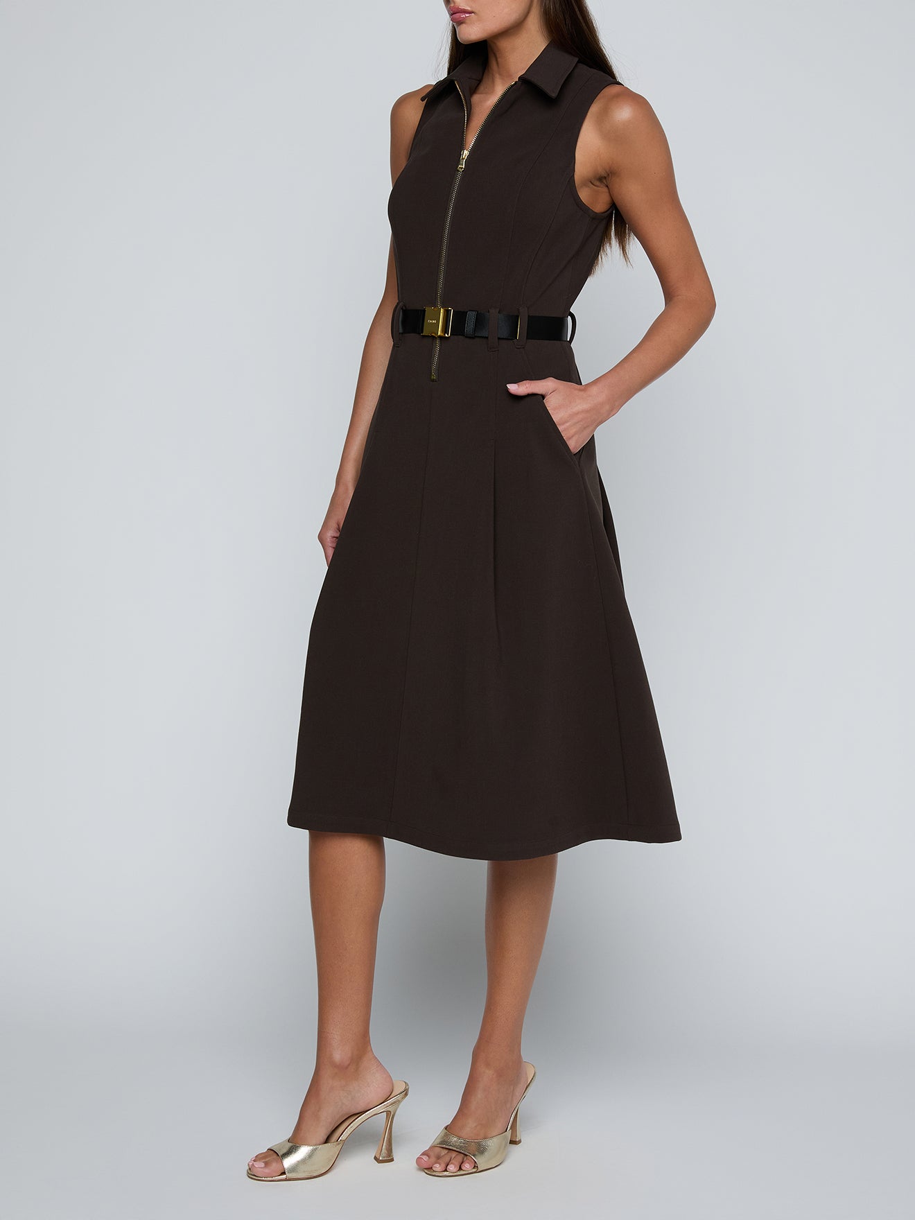 KYLO BELTED SHIRT DRESS