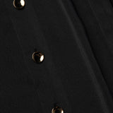 Uriah Satin Maxi Dress Black