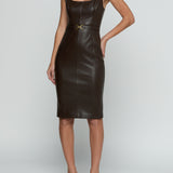 HALIA BUCKLE MIDI DRESS