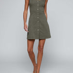 MARIS A-LINE BTN FR DRESS
