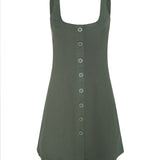 MARIS A-LINE BTN FR DRESS