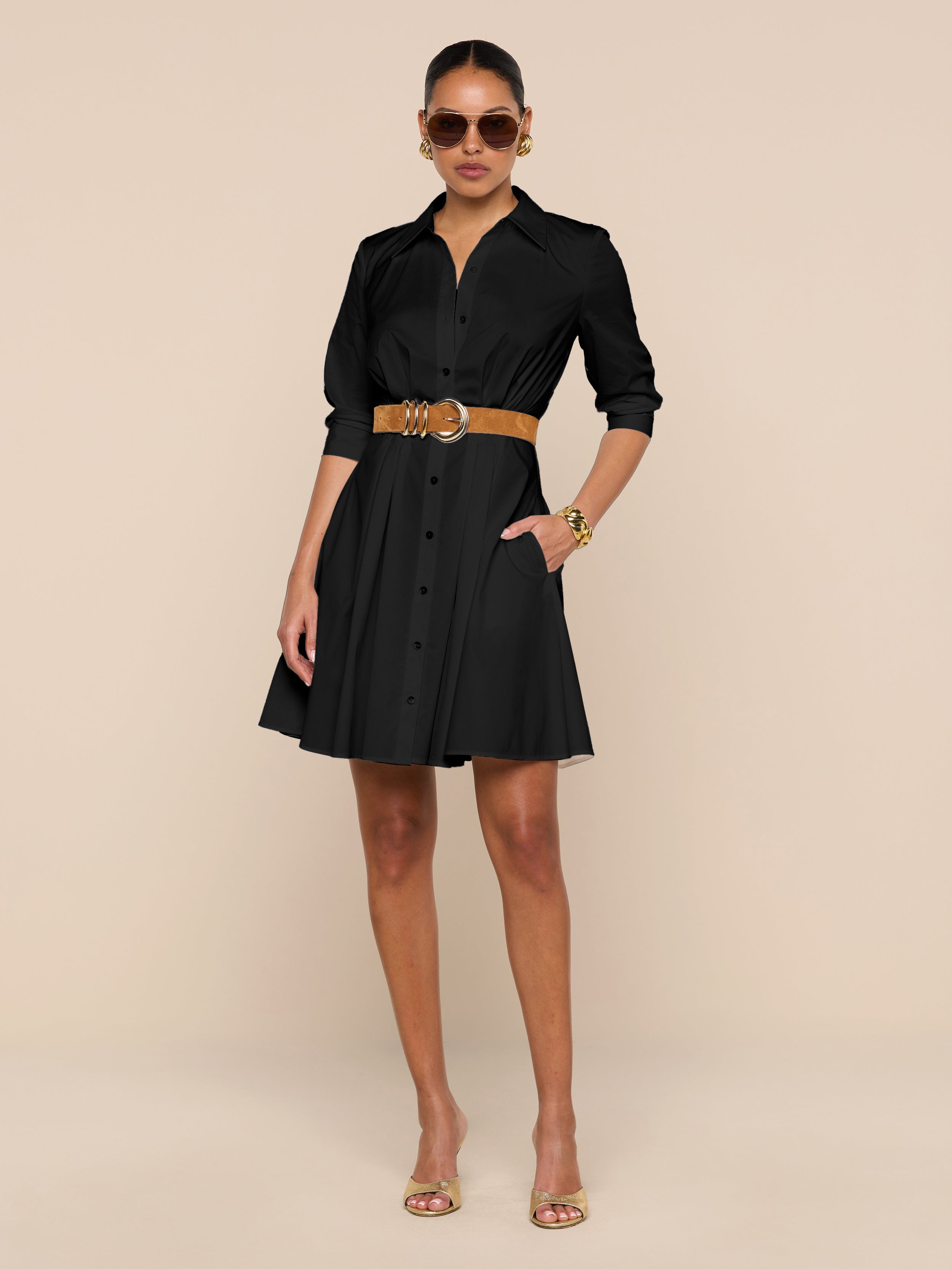 JOURNI PINTUCK SHORT DRES