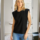 Aiden Muscle Tee Black