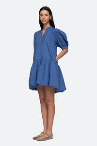 Loren Tunic Dress Blue