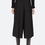 ELISA TROPICAL WOOL BELTED CULOTTES (D2)