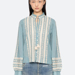 KIRSTEN PRINT L/SLV TOP (D2)