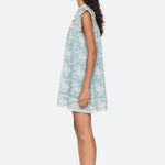 KIRSTEN PRINT FLARED MINI DRESS (D2)