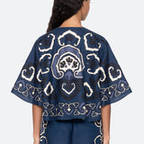 BLAISE PRINT TOP