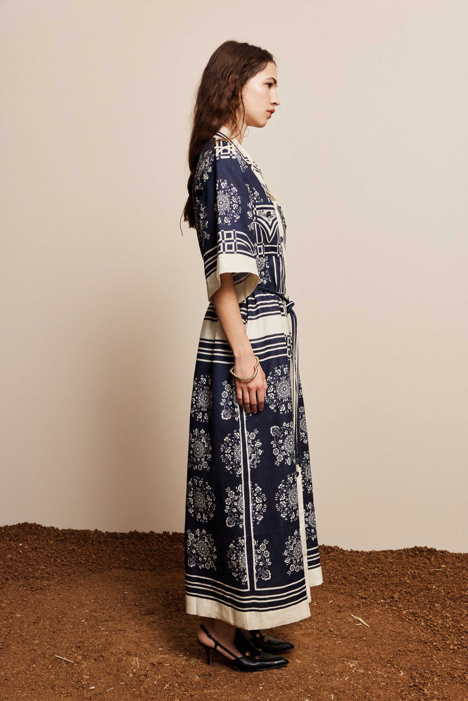 BANDERRA LINEN SHIRTDRESS