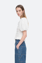 Rita Puff Sleeve Top Cream