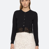 Iyla Lace Cadigan Black