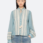 KIRSTEN PRINT L/SLV TOP (D2)