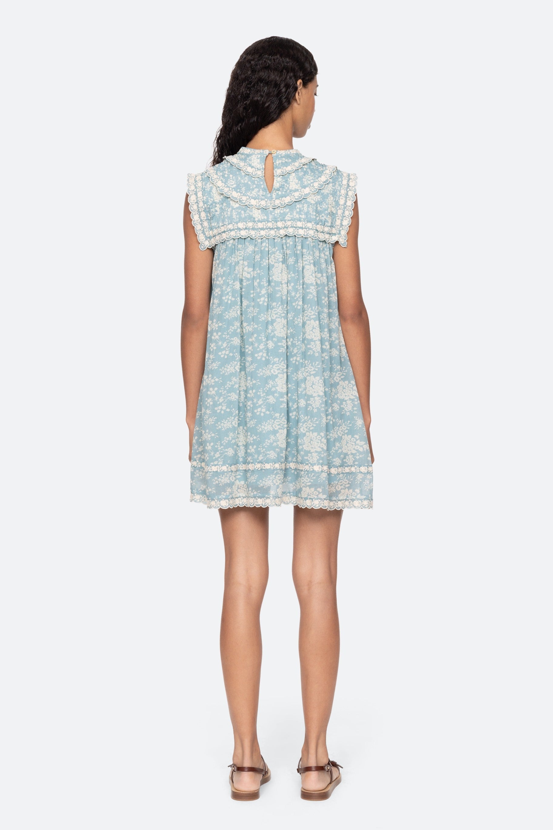 KIRSTEN PRINT FLARED MINI DRESS (D2)