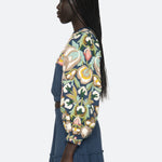 WILHELMINA EMB L/SLV TOP (D1)