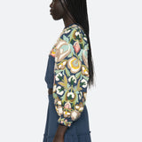 WILHELMINA EMB L/SLV TOP (D1)
