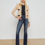 Astor Cardigan Biscuit/Black