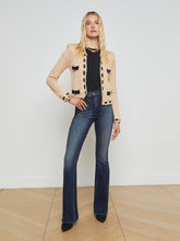 Astor Cardigan Biscuit/Black
