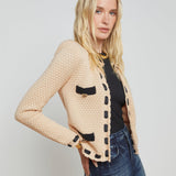 Astor Cardigan Biscuit/Black