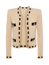 Astor Cardigan Biscuit/Black
