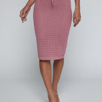 LACEN POINTELLE KNT SKIRT