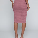 LACEN POINTELLE KNT SKIRT