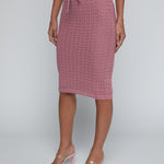 LACEN POINTELLE KNT SKIRT