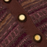 Ariadne Cardigan Natural/Mauve Multi