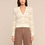 Ariadne Cardigan Ecru/Natural Multi
