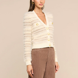 Ariadne Cardigan Ecru/Natural Multi