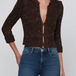THISTLE SEQUINED CARDIGAN