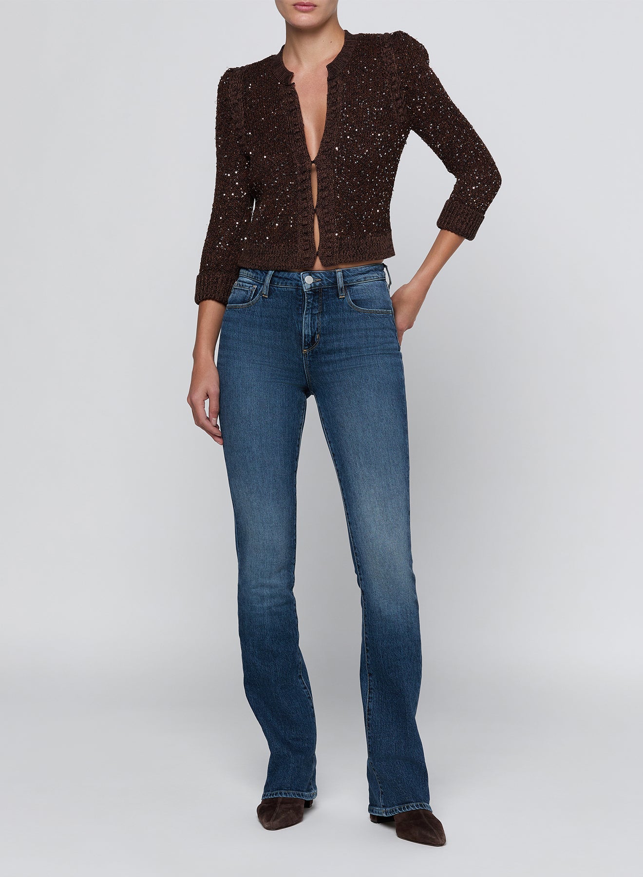 THISTLE SEQUINED CARDIGAN