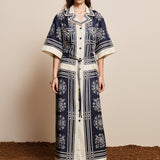 BANDERRA LINEN SHIRTDRESS