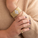 Chippewa Beaded Leather Cuff