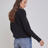 Sofia Knit Blazer Black