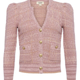 Jenni Cardigan Dusty Pink Multi