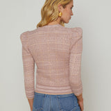 Jenni Cardigan Dusty Pink Multi