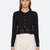 Iyla Lace Cadigan Black