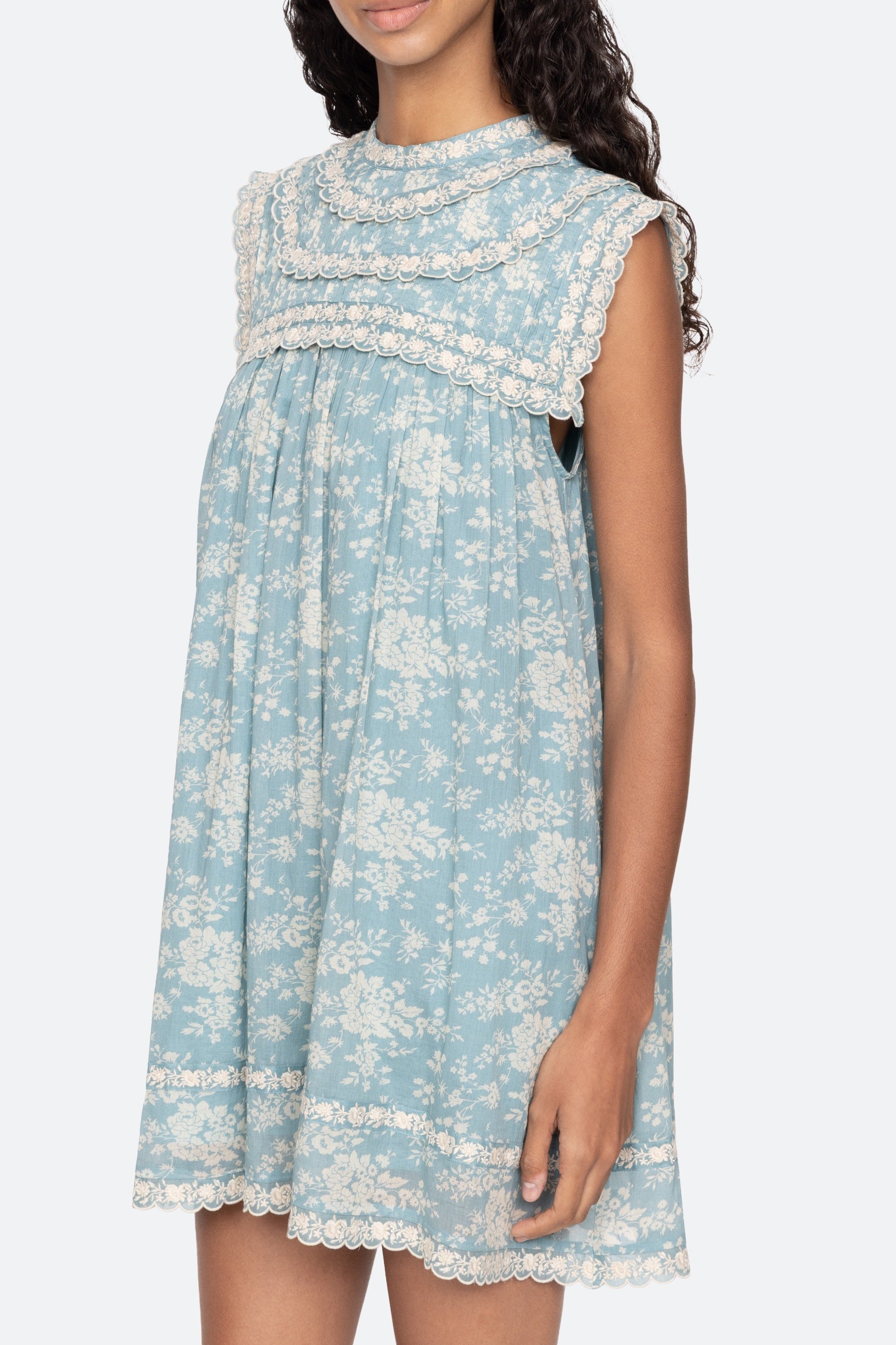 KIRSTEN PRINT FLARED MINI DRESS (D2)